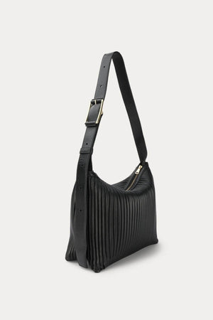 MR MIDIMESE BLACK PLEATED