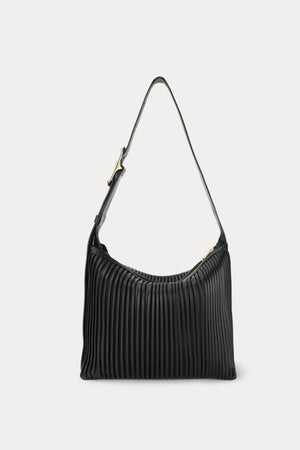 MR MIDIMESE BLACK PLEATED
