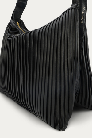 MR MIDIMESE BLACK PLEATED