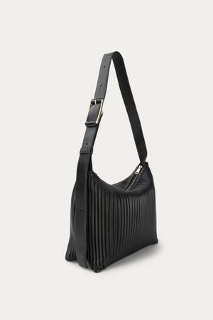 MR MIDIMESE BLACK PLEATED