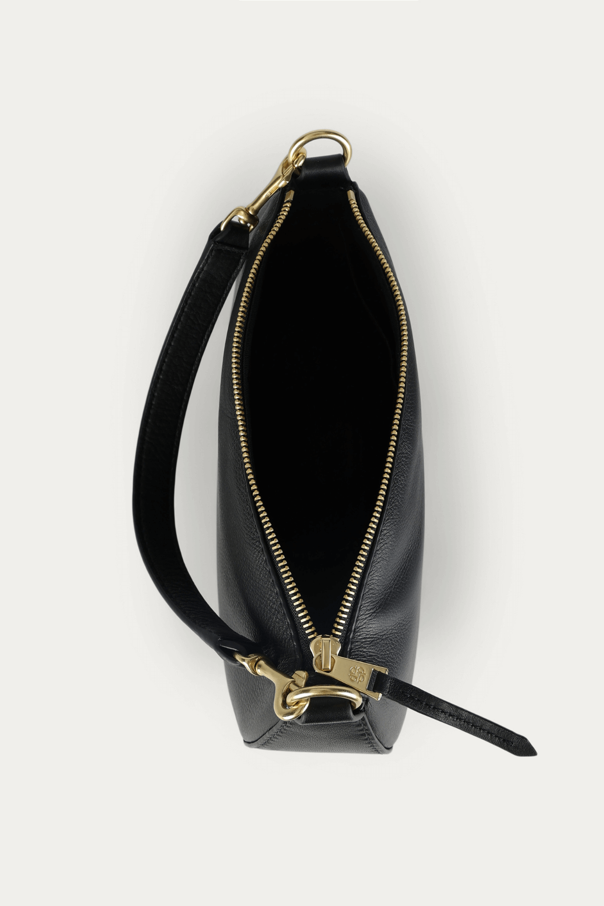 MINI SLING BAG BLACK/BRASS