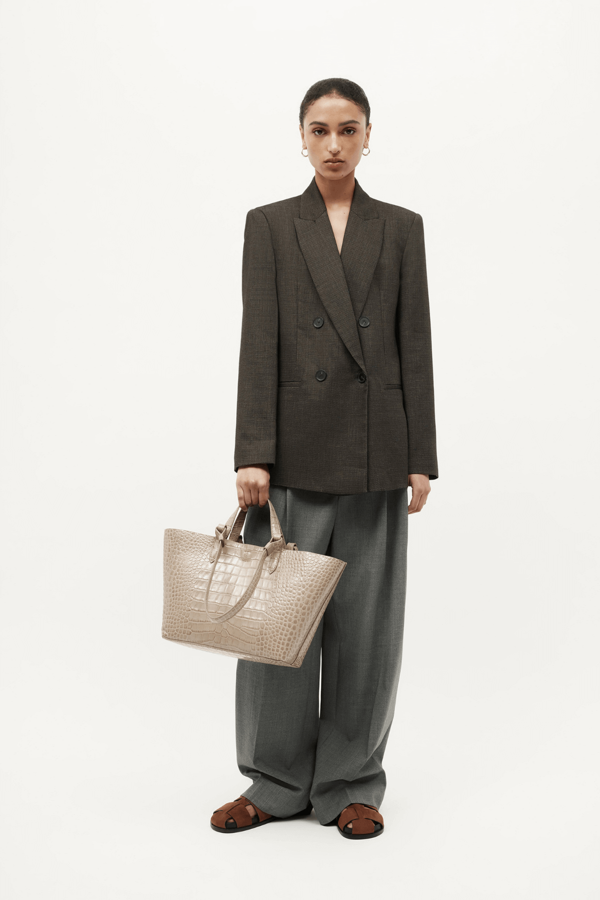 MR BANDIT TOTE OAT CROC