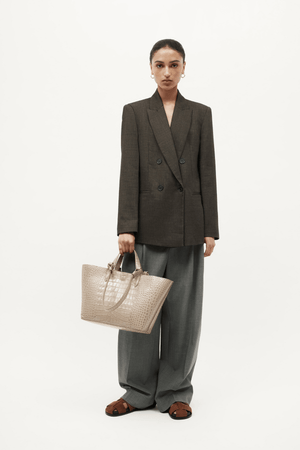MR BANDIT TOTE OAT CROC