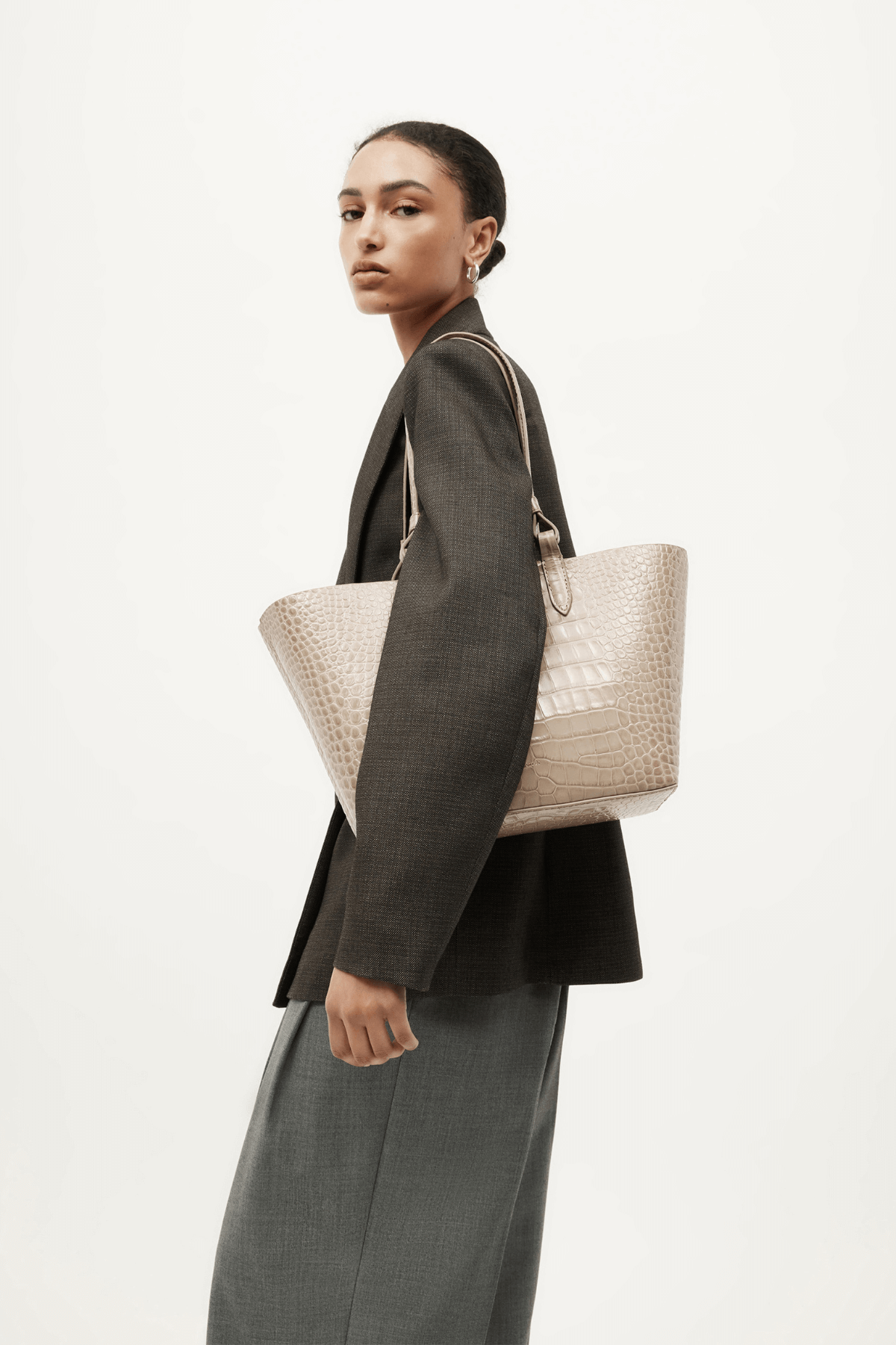 MR BANDIT TOTE OAT CROC