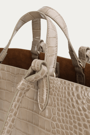 MR BANDIT TOTE OAT CROC