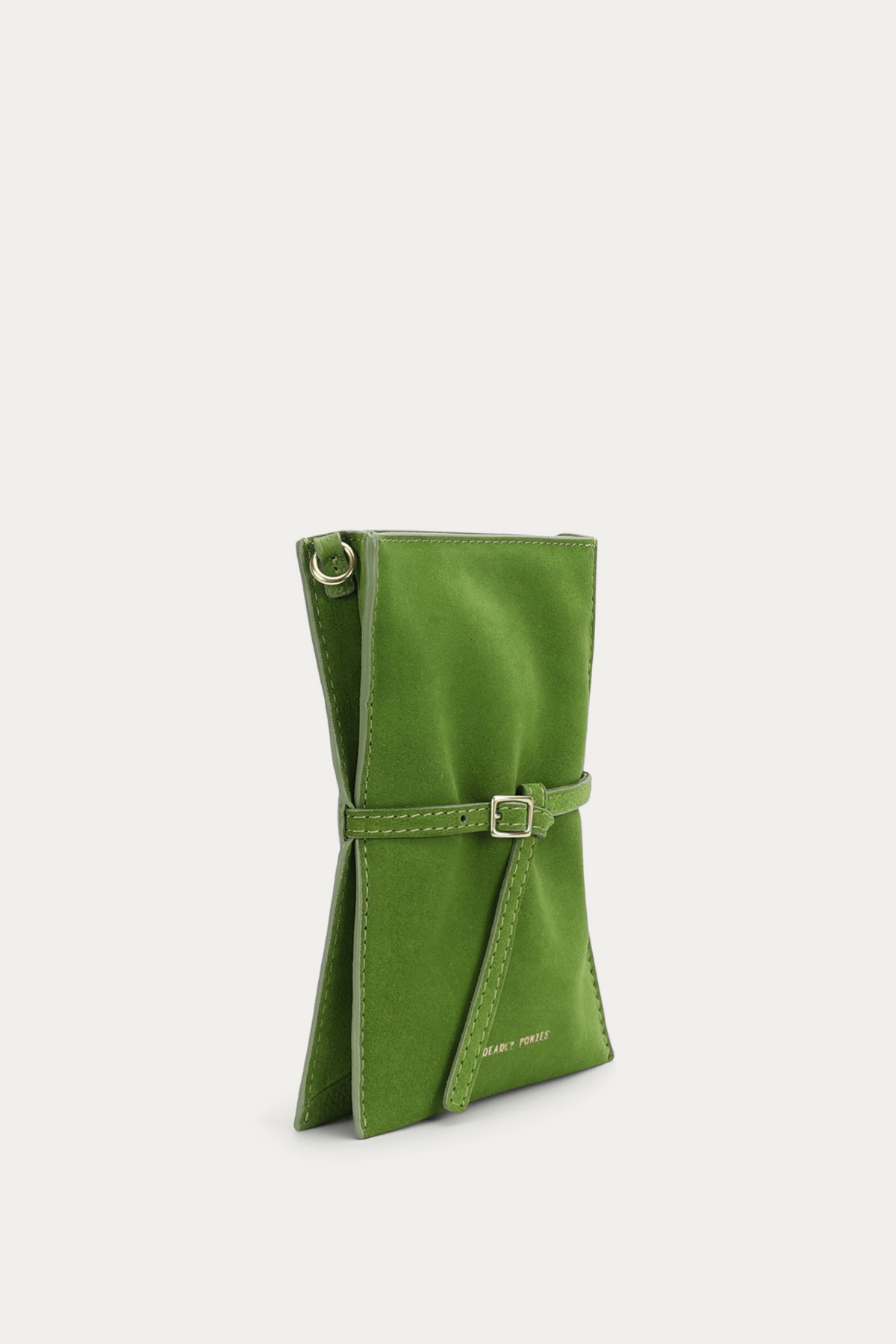 MR PENNY POUCHETTE FROG SUEDE