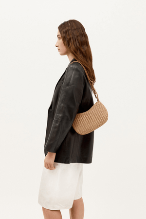 MR SLING MICRO NATURAL RAFFIA