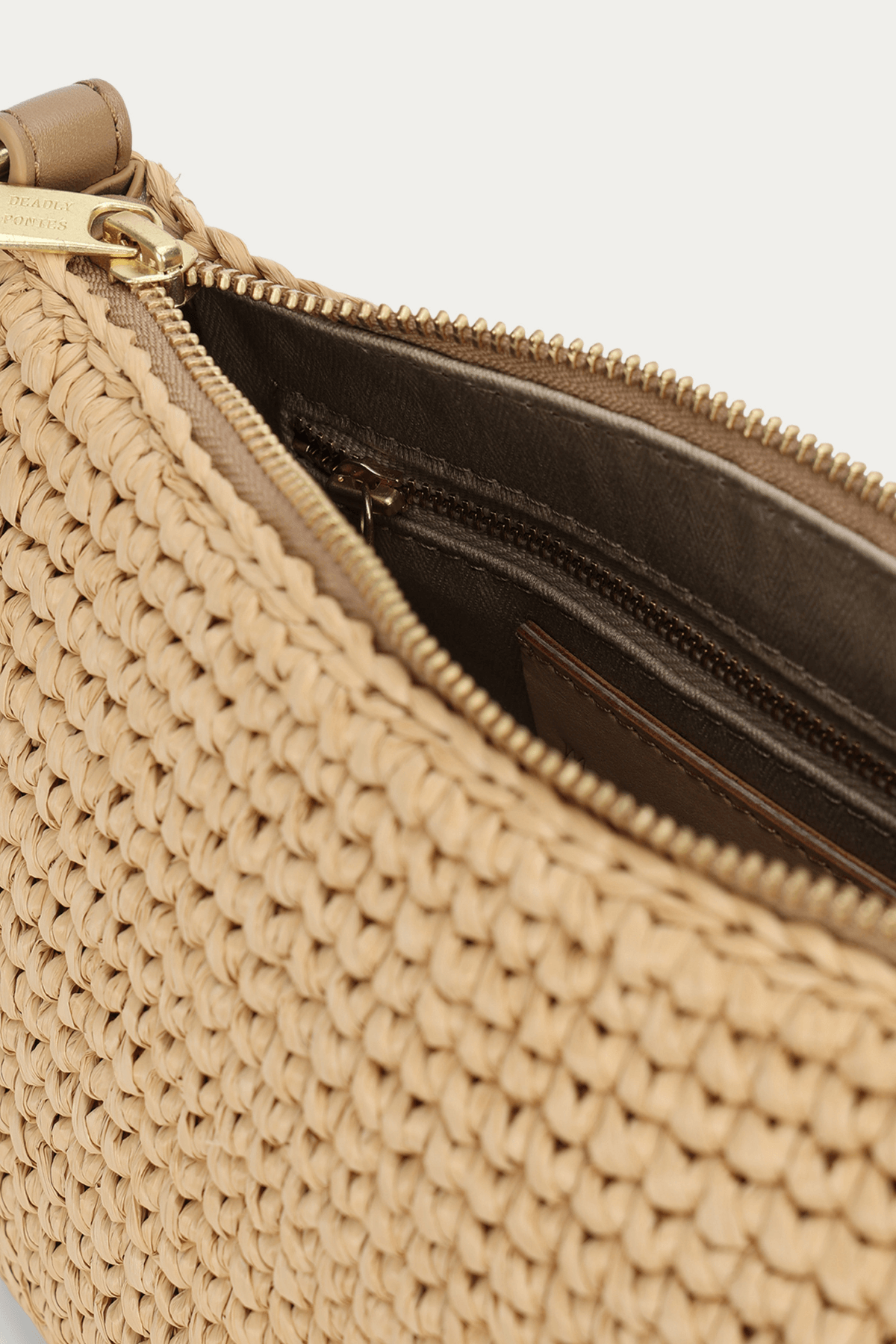 MR SLING MICRO NATURAL RAFFIA