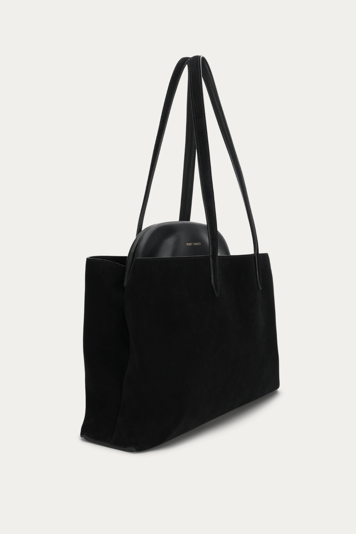 MR VAULT TOTE BLACK SUEDE