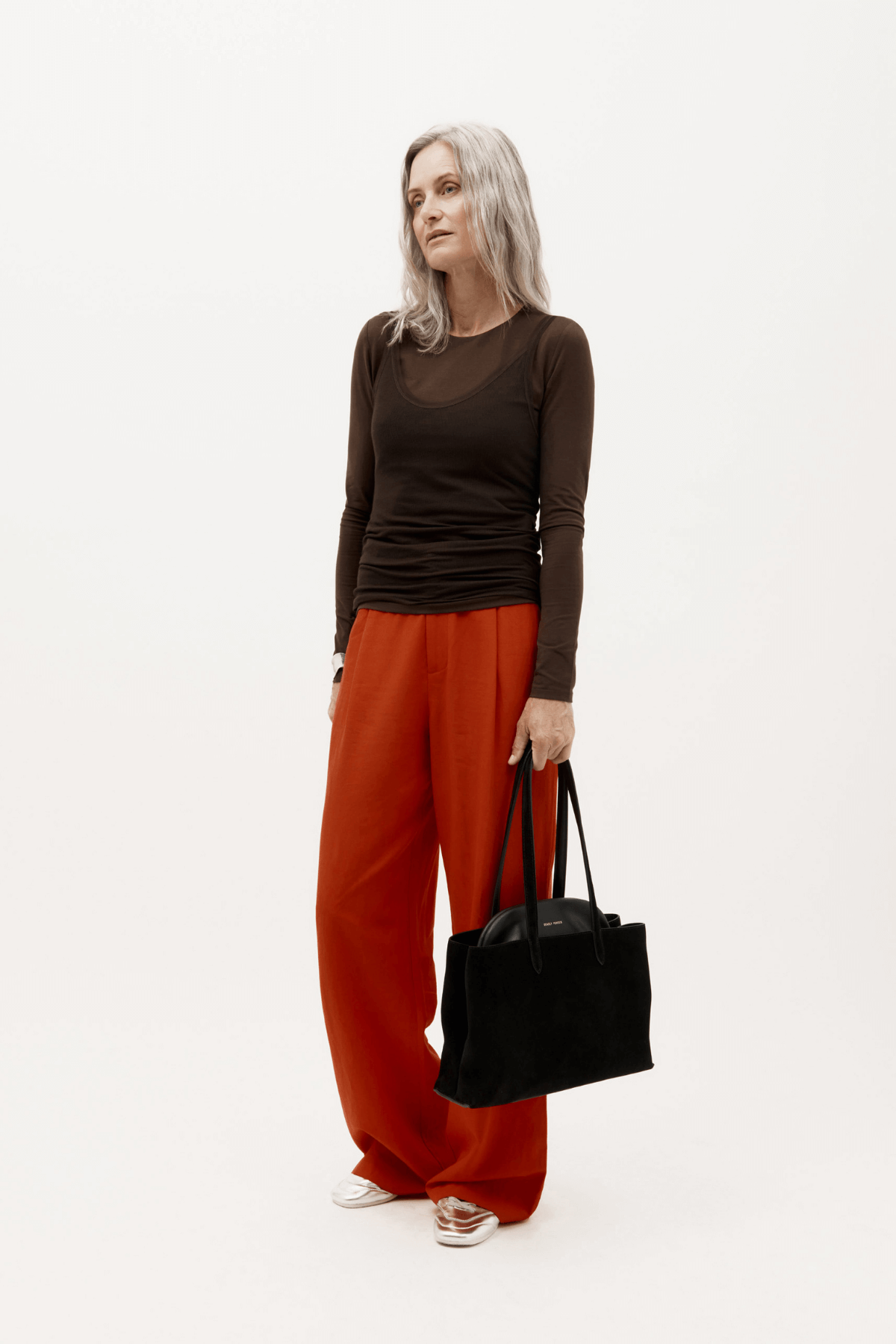 MR VAULT TOTE BLACK SUEDE