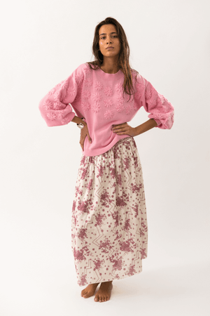 MUSA KNIT JUMPER NEON PINK