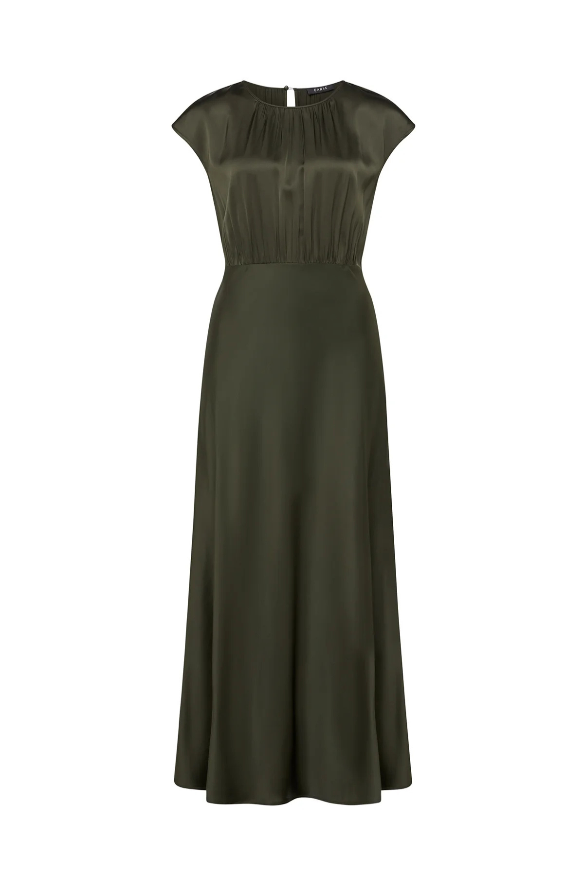 MUSE DRESS DARK GREEN