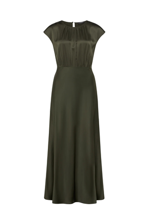 MUSE DRESS DARK GREEN