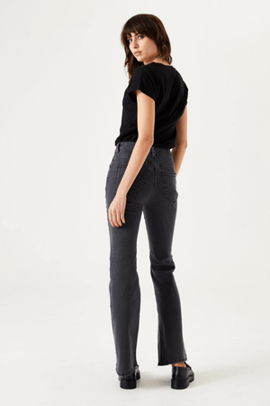 LADIES T-SHIRT SHORT SLEEVE BLACK