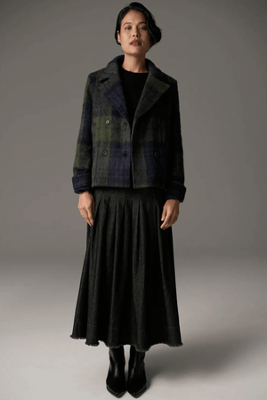 NASHIA PEA COAT KHAKI/INK