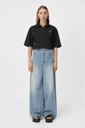NERINE POLO SHIRT BLACK