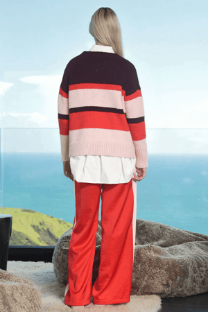 MAKE NEW TRACKS PANT RED