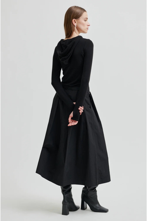 NILINE A LINE SKIRT BLACK