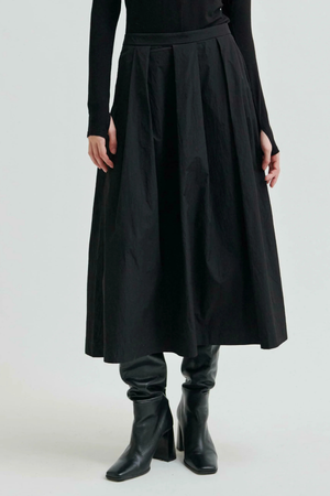 NILINE A LINE SKIRT BLACK