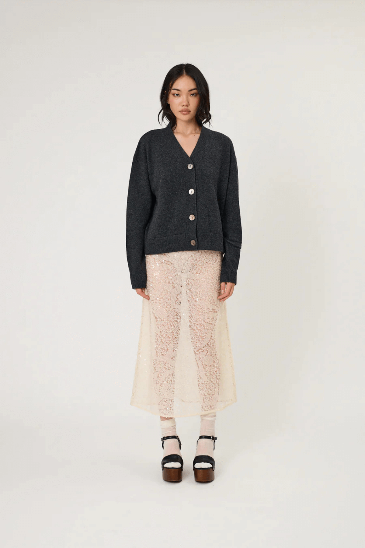 NOA CARDIGAN SLATE
