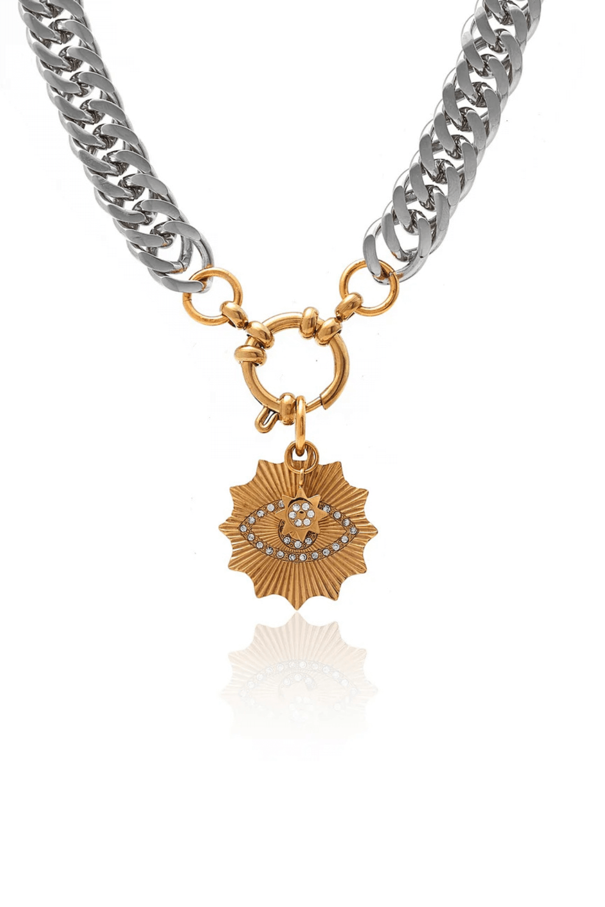 NOVA NECKLACE SILVER/GOLD