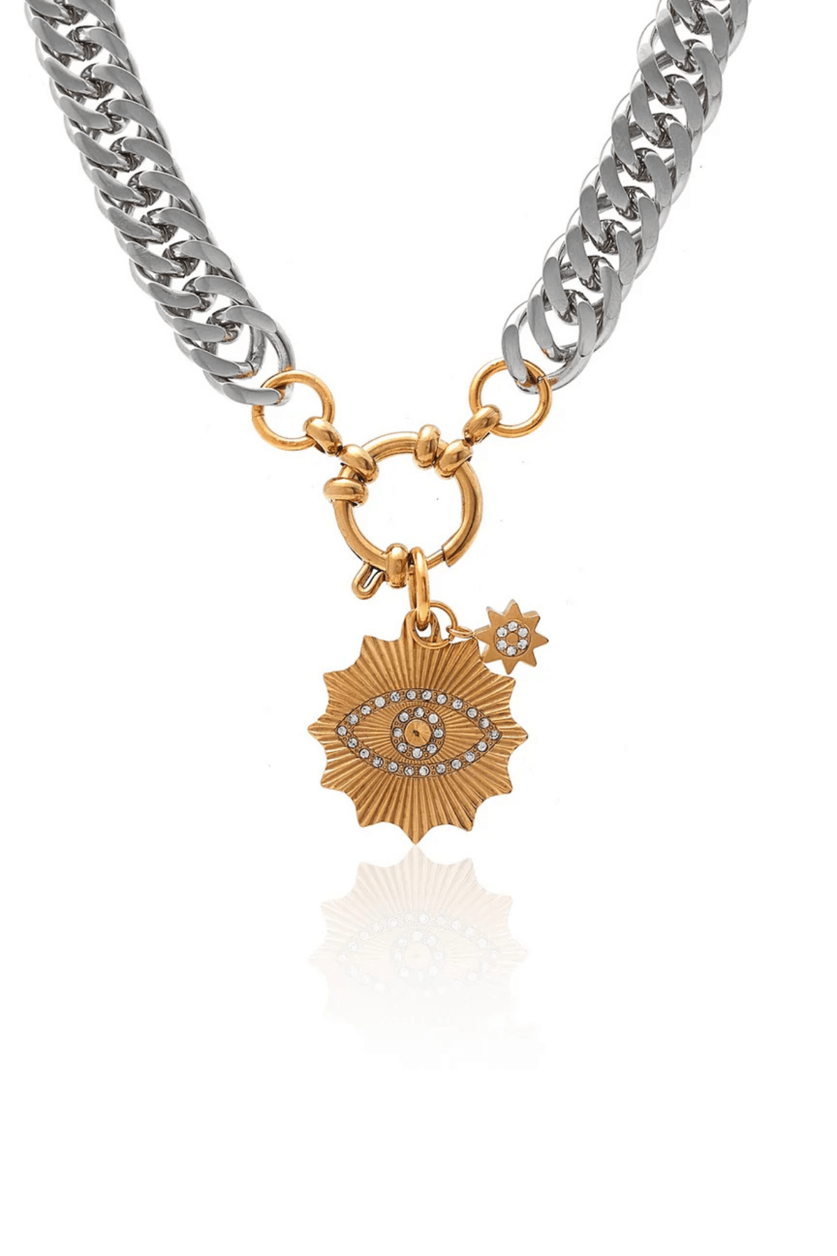 NOVA NECKLACE SILVER/GOLD