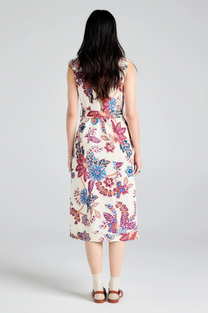 ODETTE DRESS CREAM MULTI
