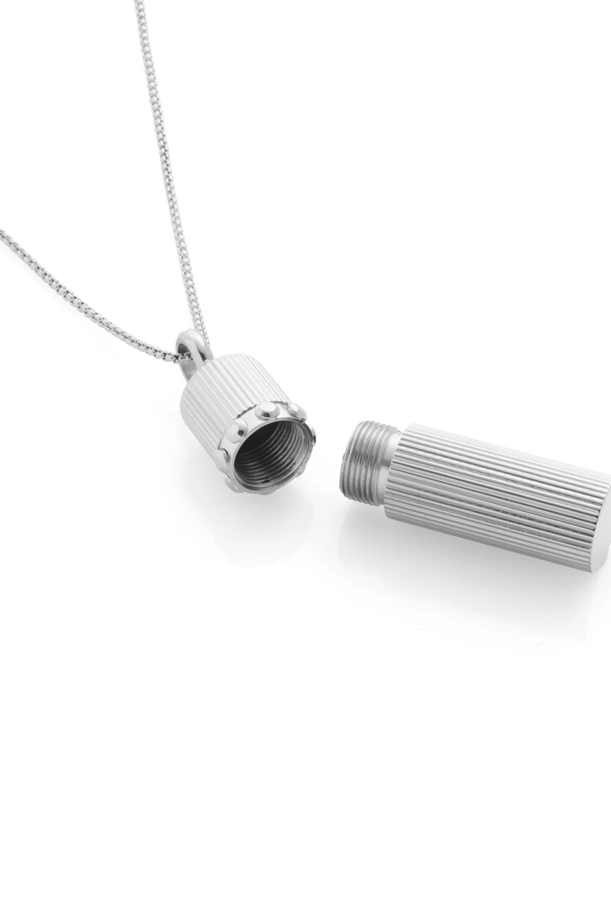 ODYSSEE CAPSULE NECKLACE SILVER