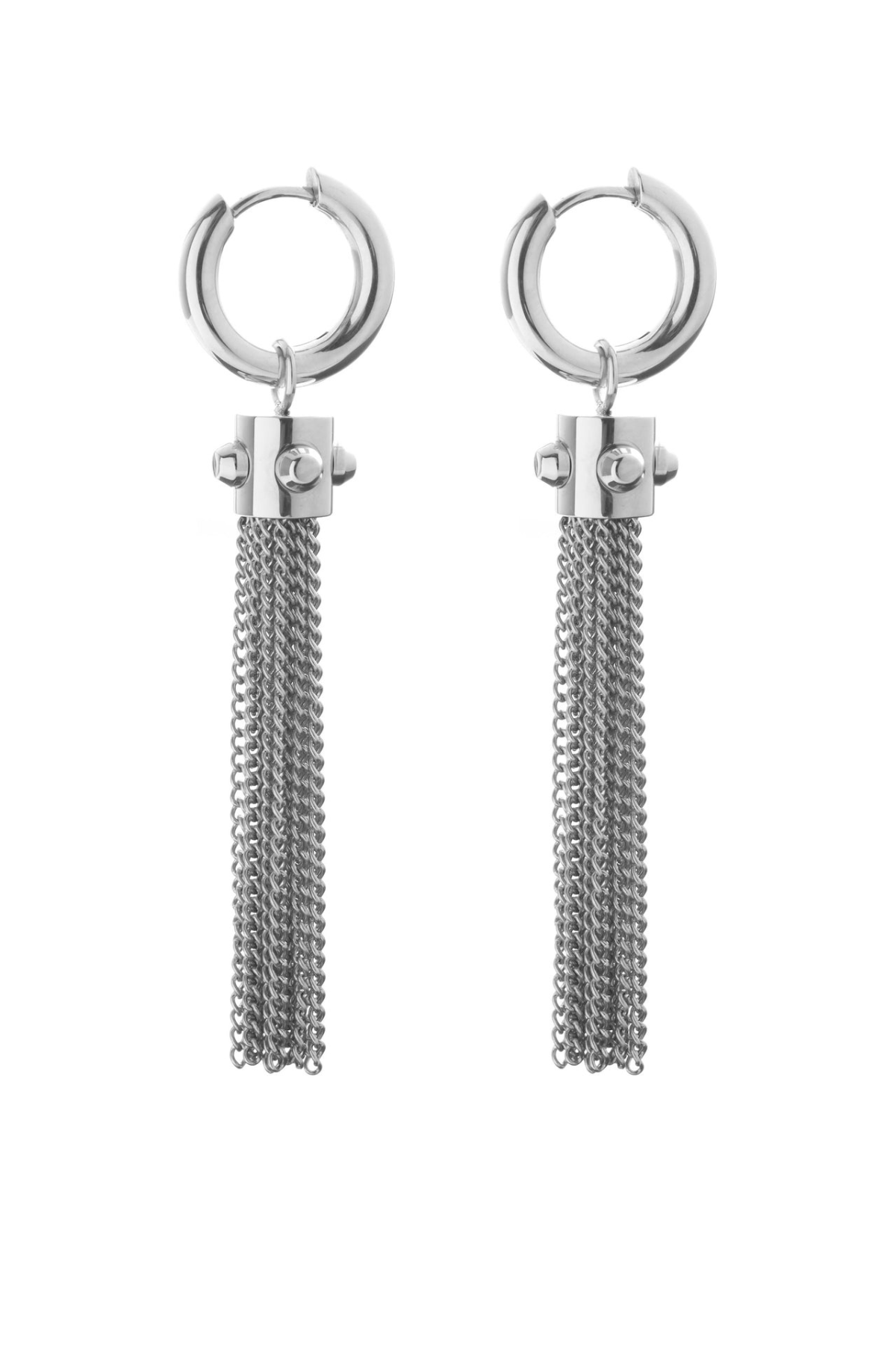 ODYSSEE TASSEL EARRINGS SILVER