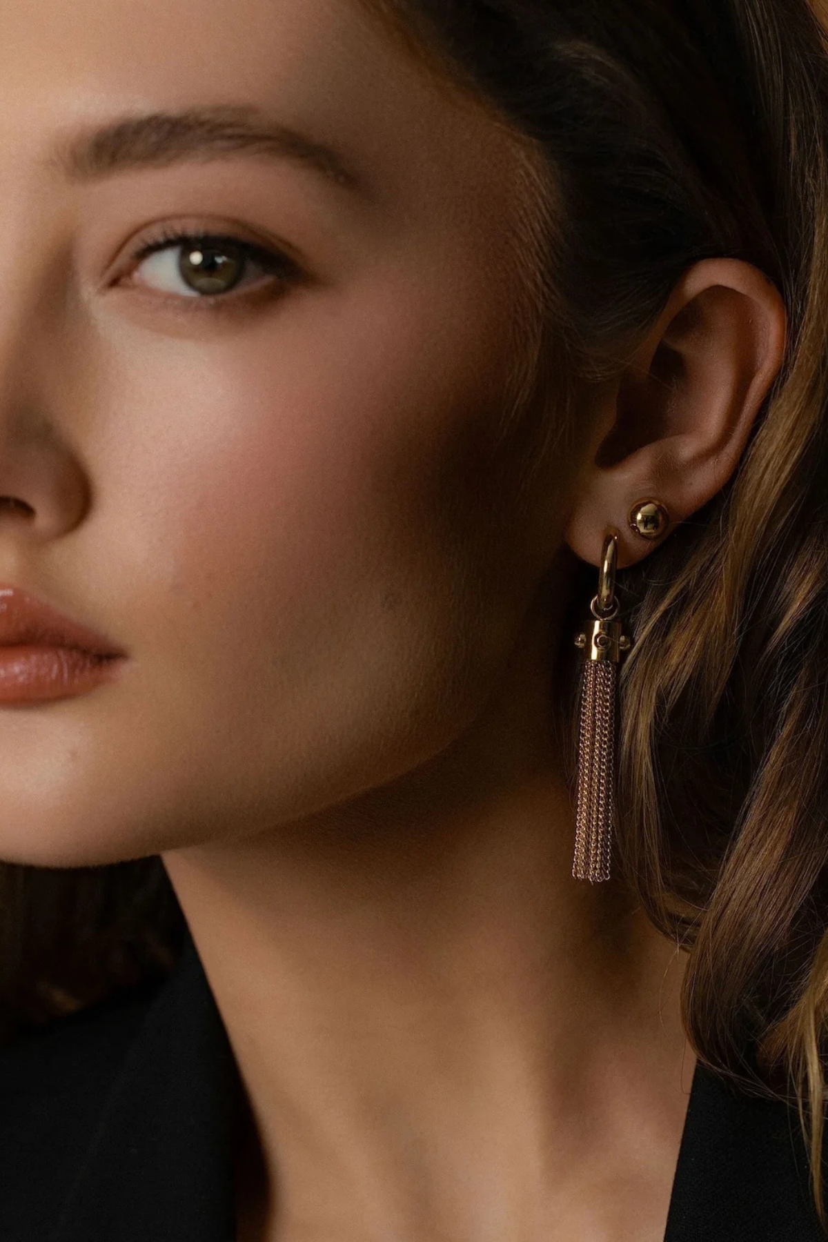 ODYSSEE TASSEL EARRINGS GOLD