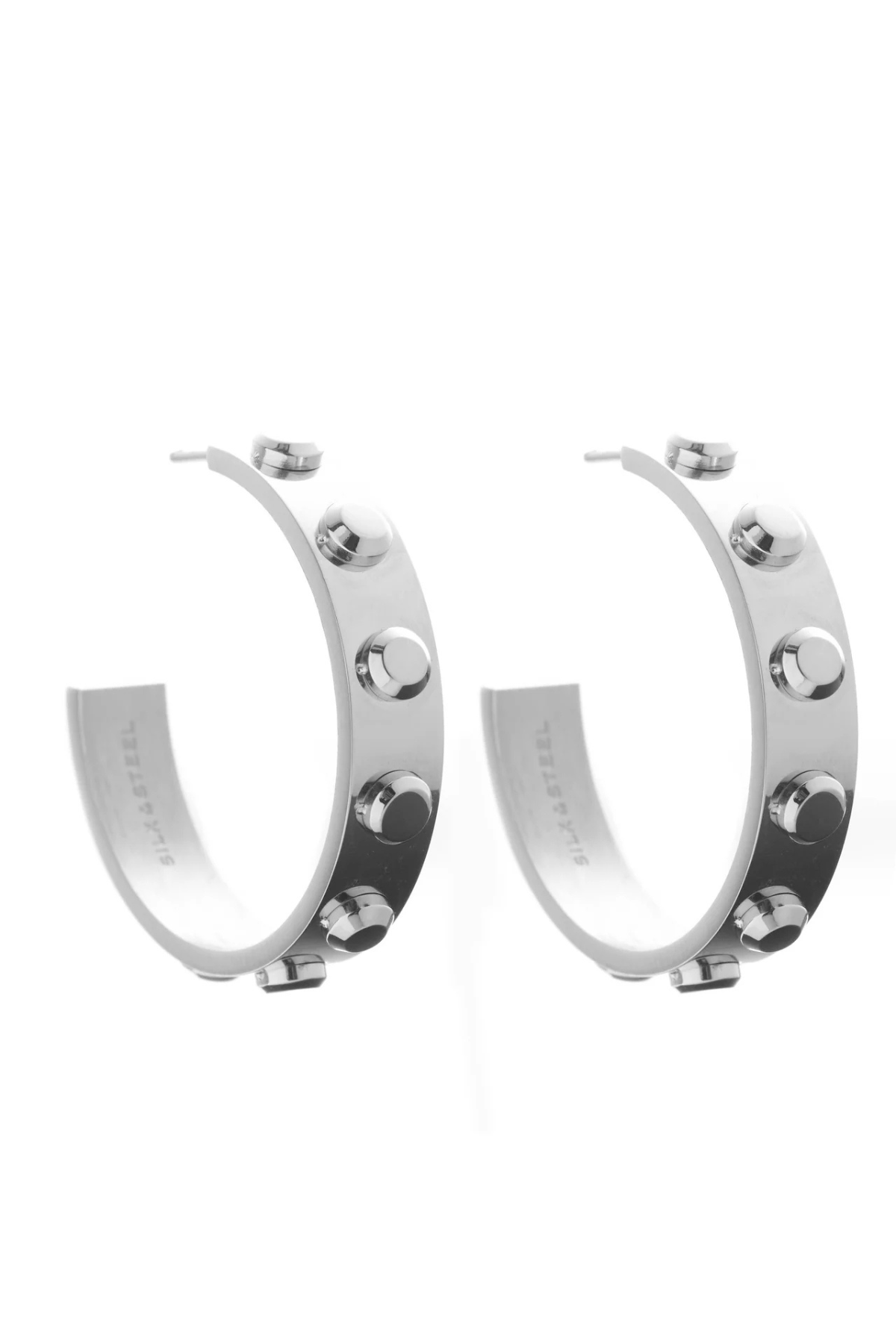ODYSSEE HOOP EARRINGS  SILVER