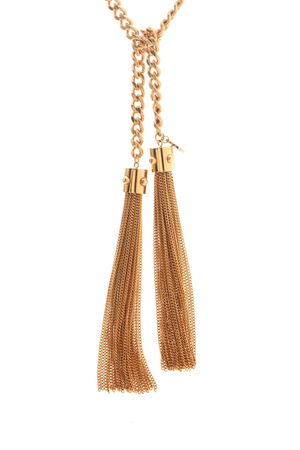 OYDSSEE TASSEL LARIAT/BELT GOLD