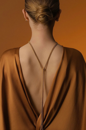 ODYSSEE TASSEL LARIAT/BELT SILVER