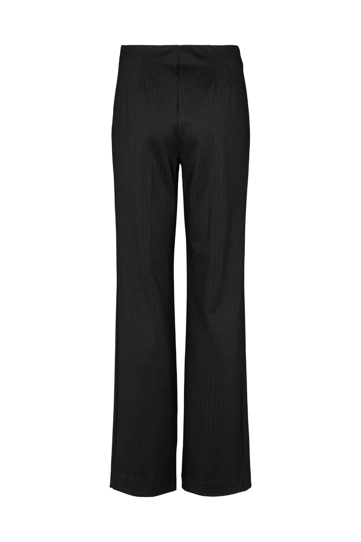 OLANA WIDE PANTS PINSTRIPE BLACK