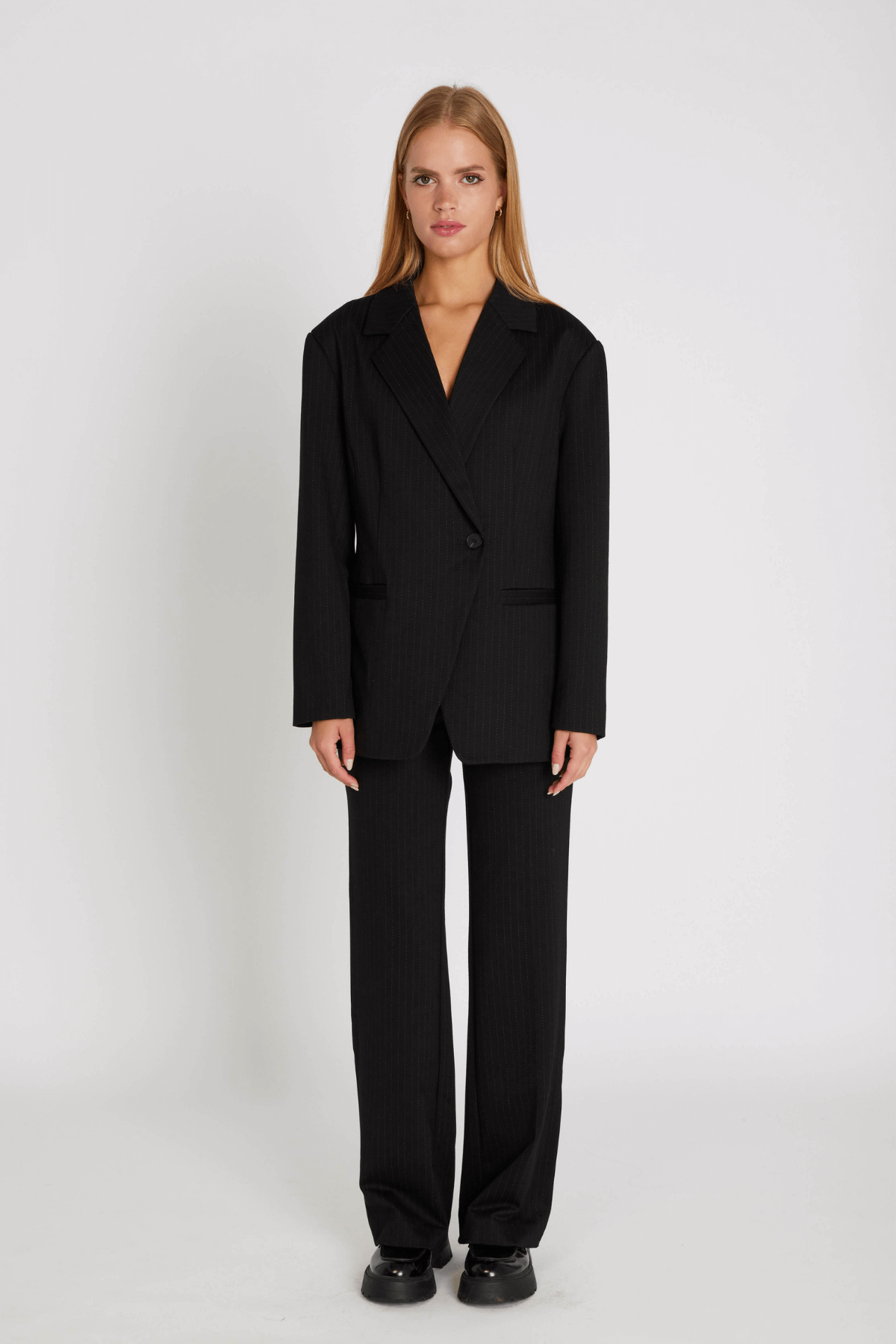 OLANA WIDE LEG PANTS BLACK