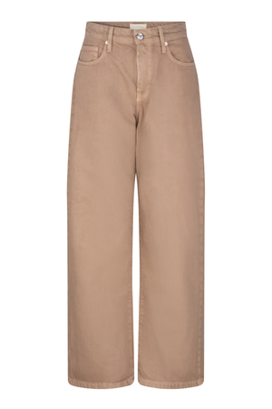 OLIVE MID SLOUCHY WIDE JEAN MUSHROOM