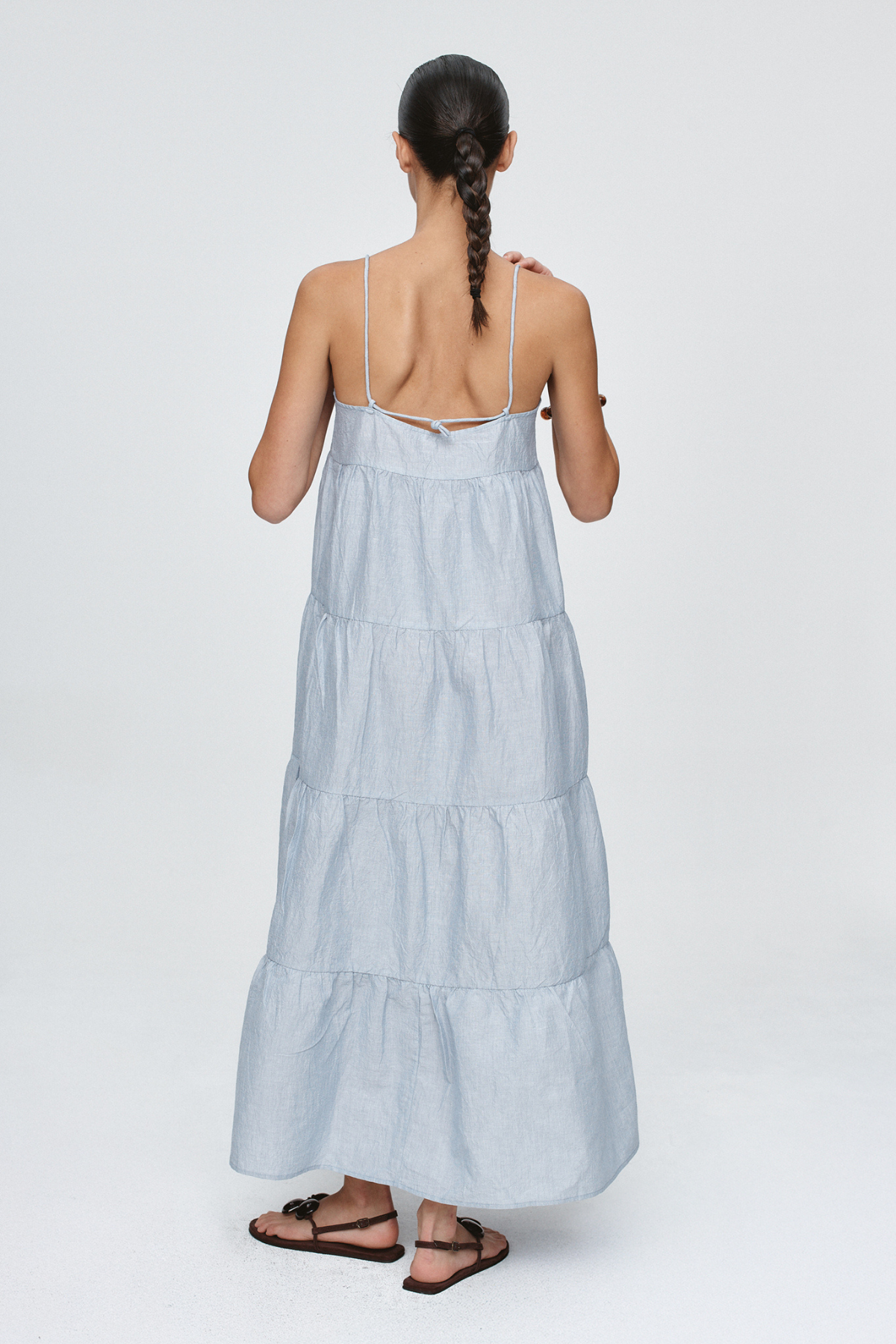 OPHELIA DRESS BLEU STRIPE