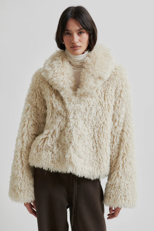 OPHIE FLUFFY JACKET TOFU