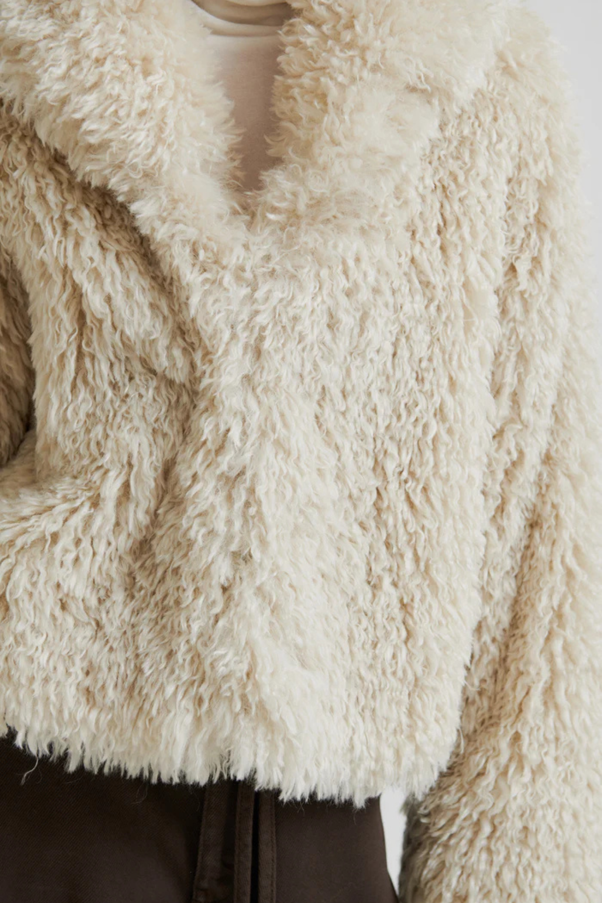 OPHIE FLUFFY JACKET TOFU