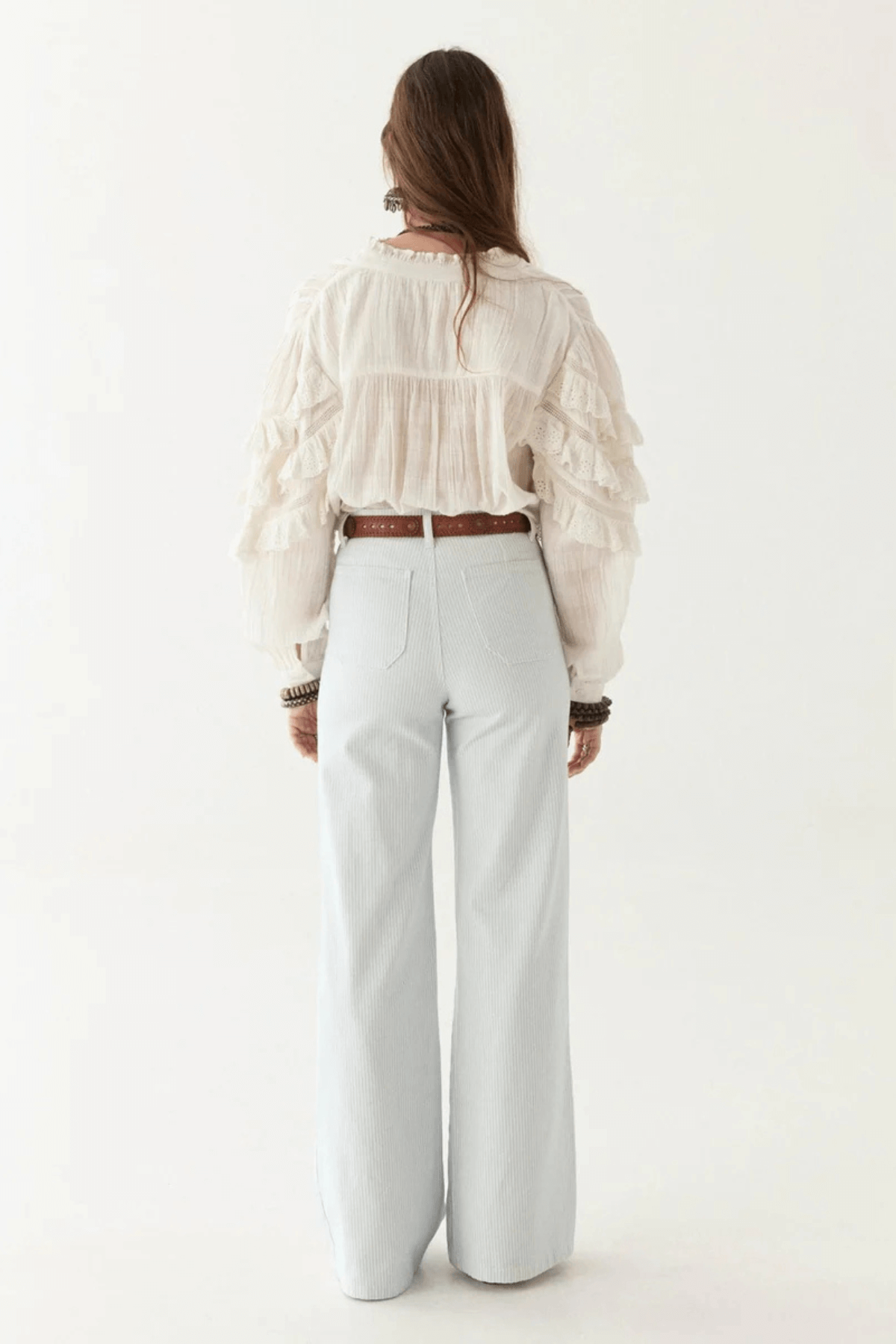 OMARA BLOUSE MERENGUE CUBAN SCHIFFLI