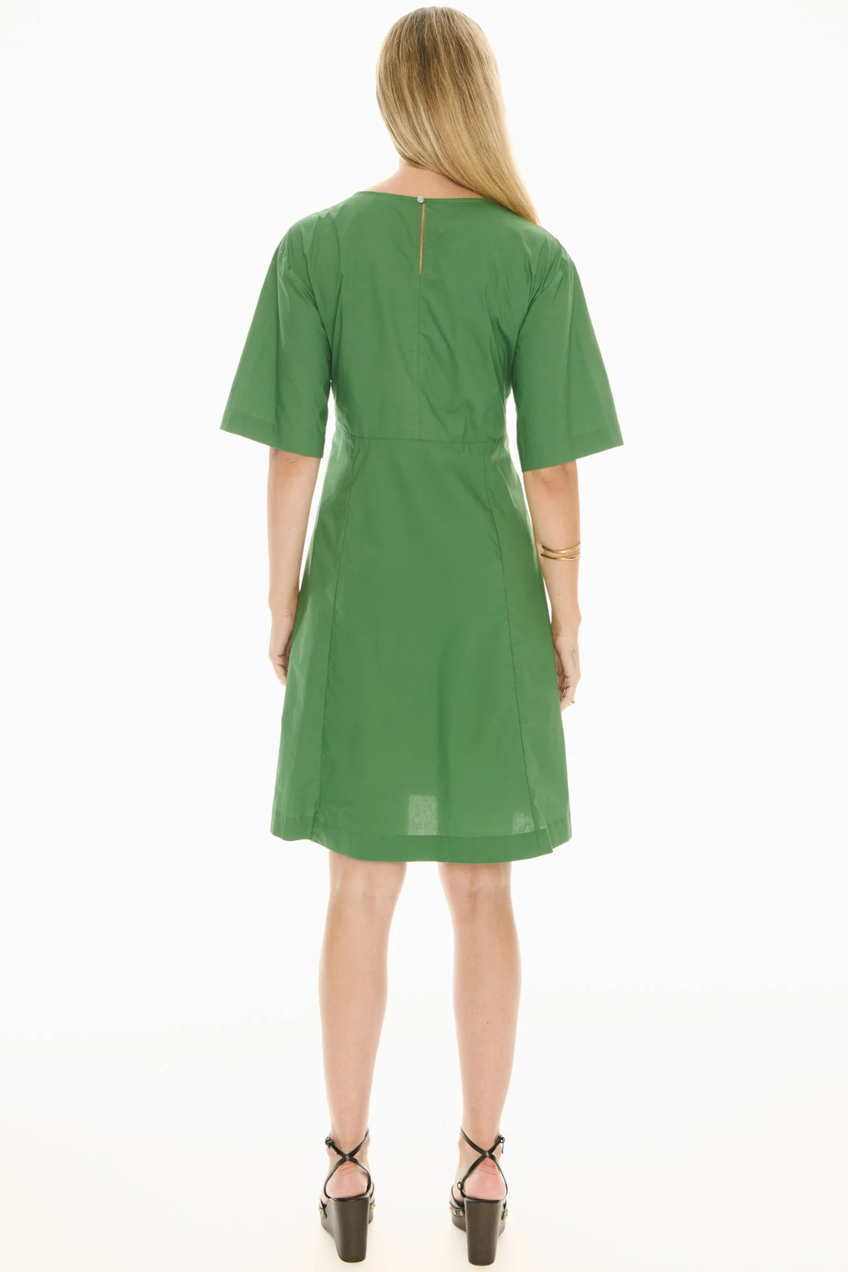 ORLO DRAWCORD DRESS GREEN
