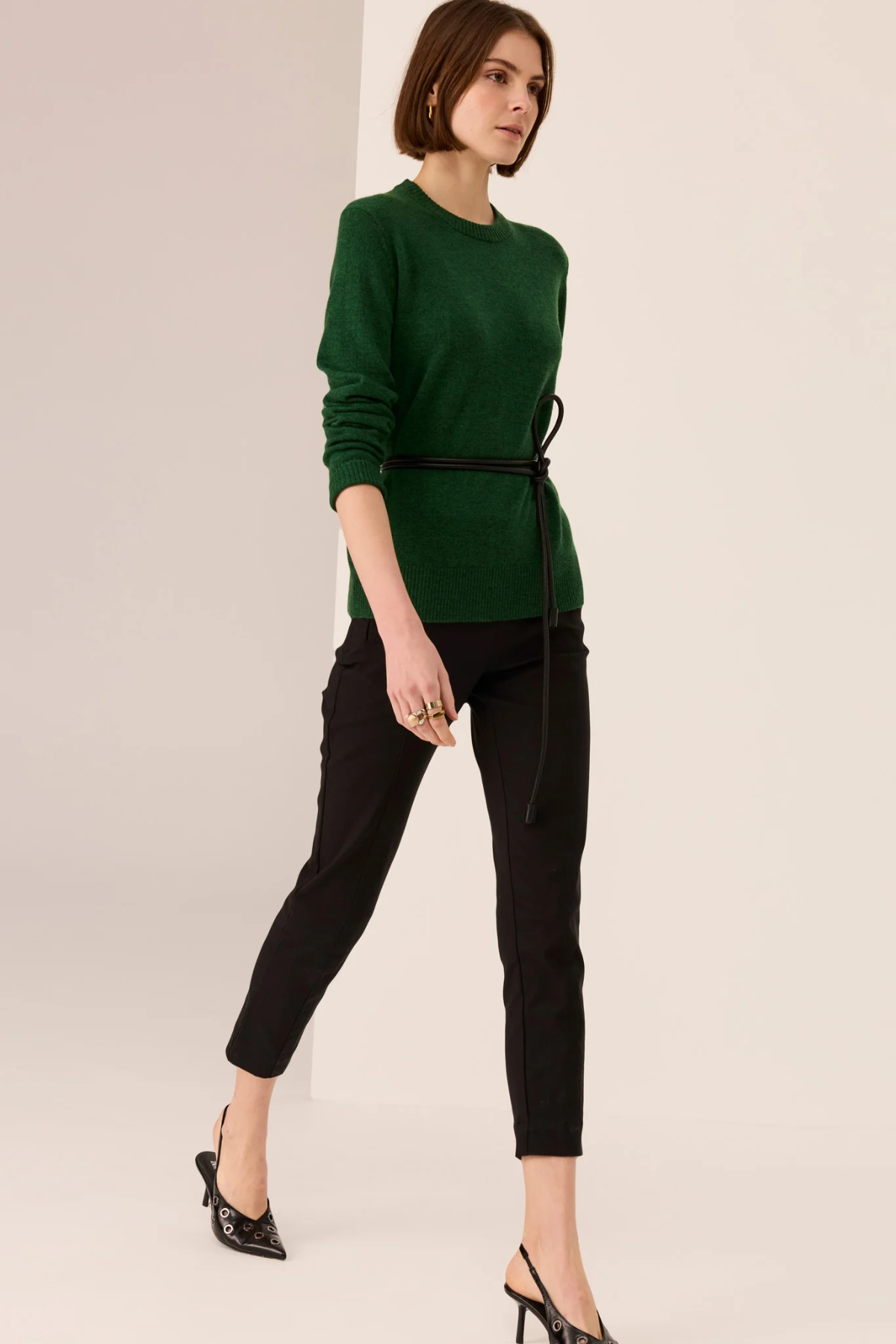 ORSON CREW KNIT GREEN