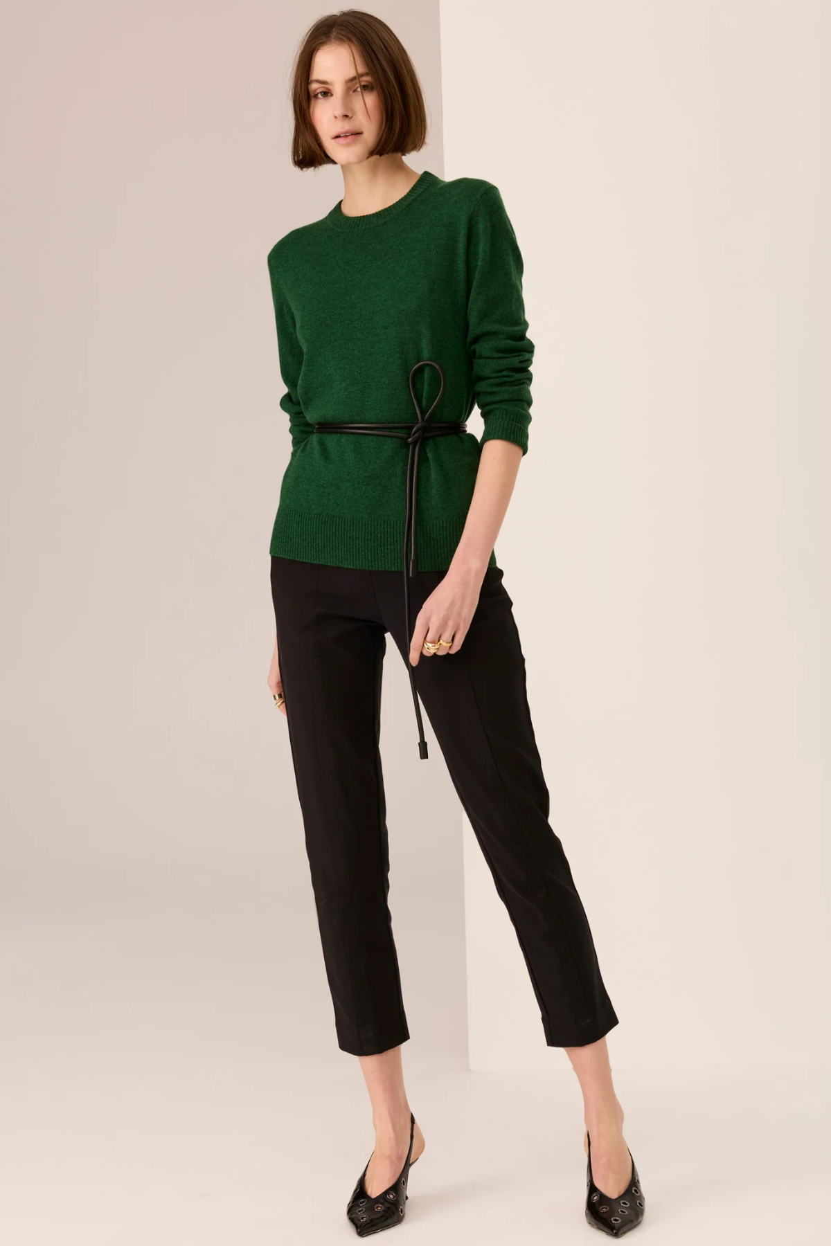 ORSON CREW KNIT GREEN