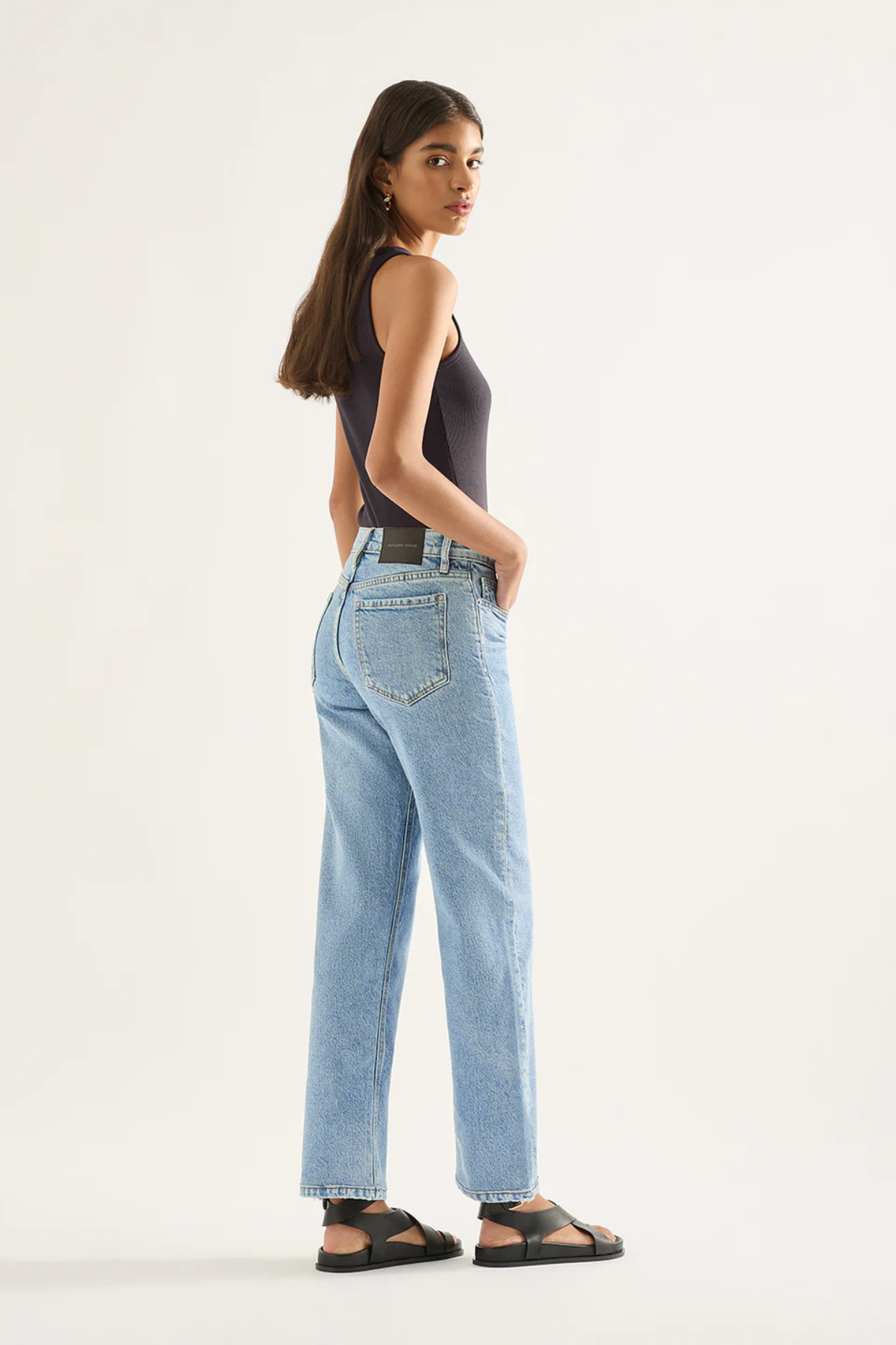ELISE MID STRAIGHT JEAN ERA BLUE