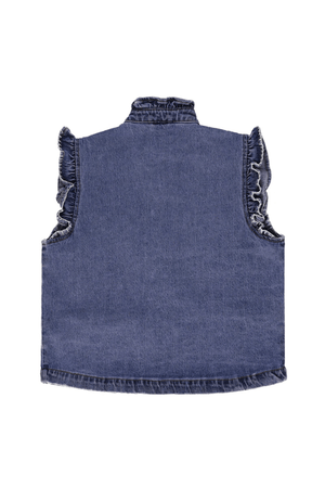 PABLO VEST OVERDYED INDIGO