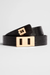 PAIGE BELT BLACK CROC