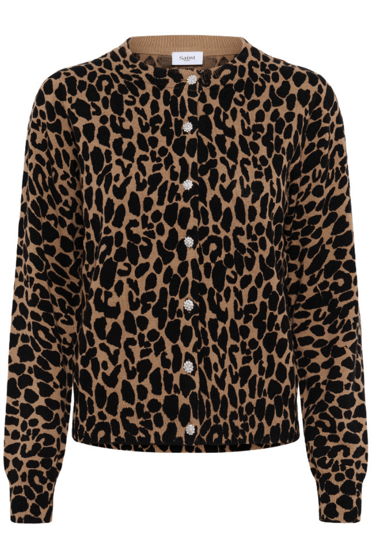 PALOMA CARDIGAN TIGERS EYE SPOTTY LEOAPRD