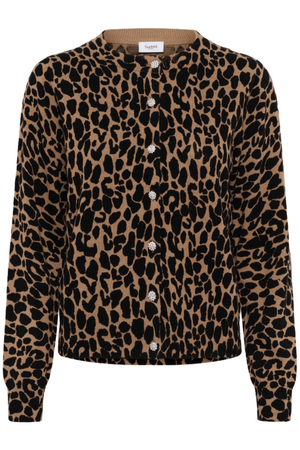 PALOMA CARDIGAN TIGERS EYE SPOTTY LEOAPRD