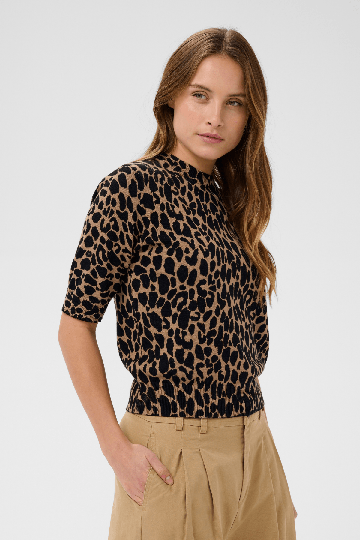 PALOMA PULLOVER TIGERS EYE SPOTTY LEOPARD