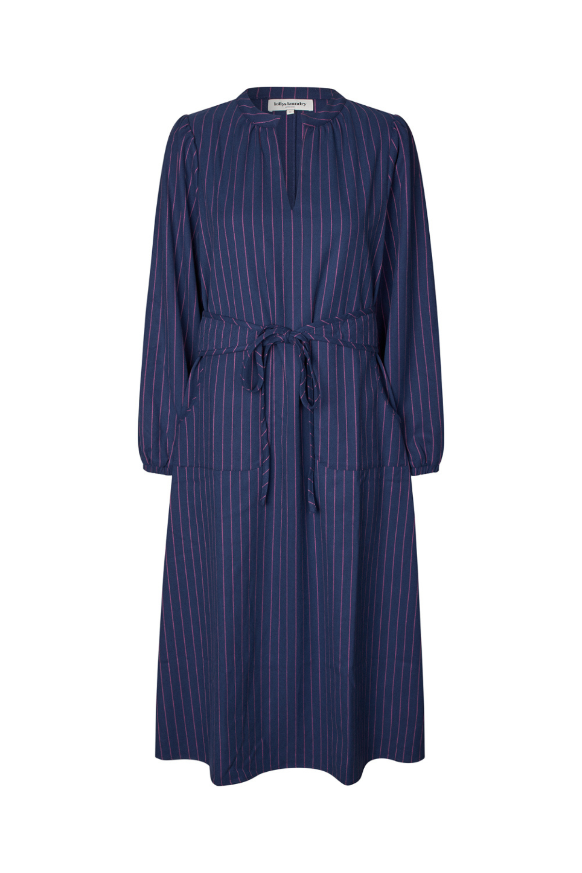 PARIS MIDI DRESS DARK NAVY